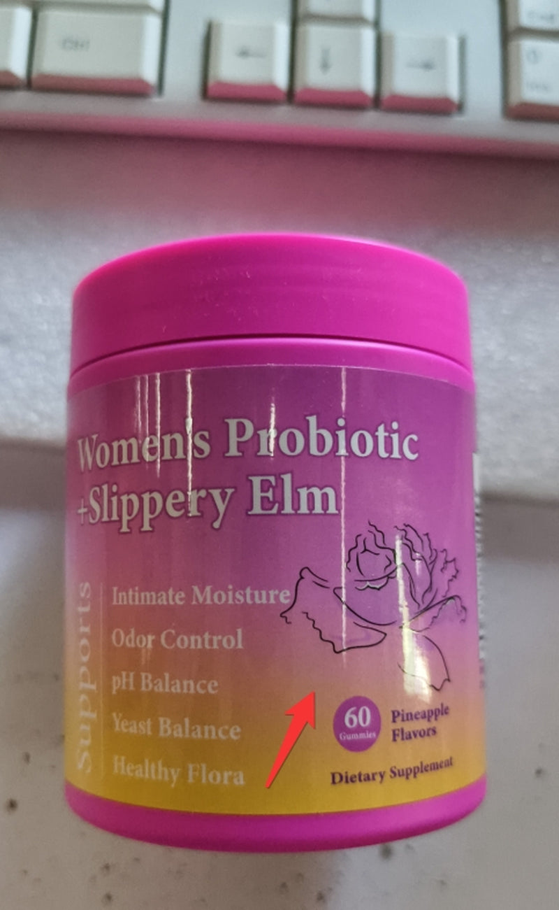 60 Pineapple Flavor Female Probiotic Gummies