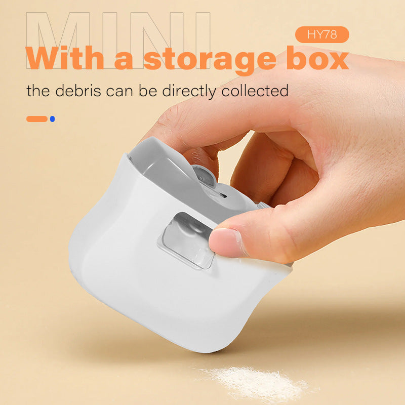 Electric Nail Clippers Nail Piercing Device Cutting and Grinding Integrated LED Lighting Lamp