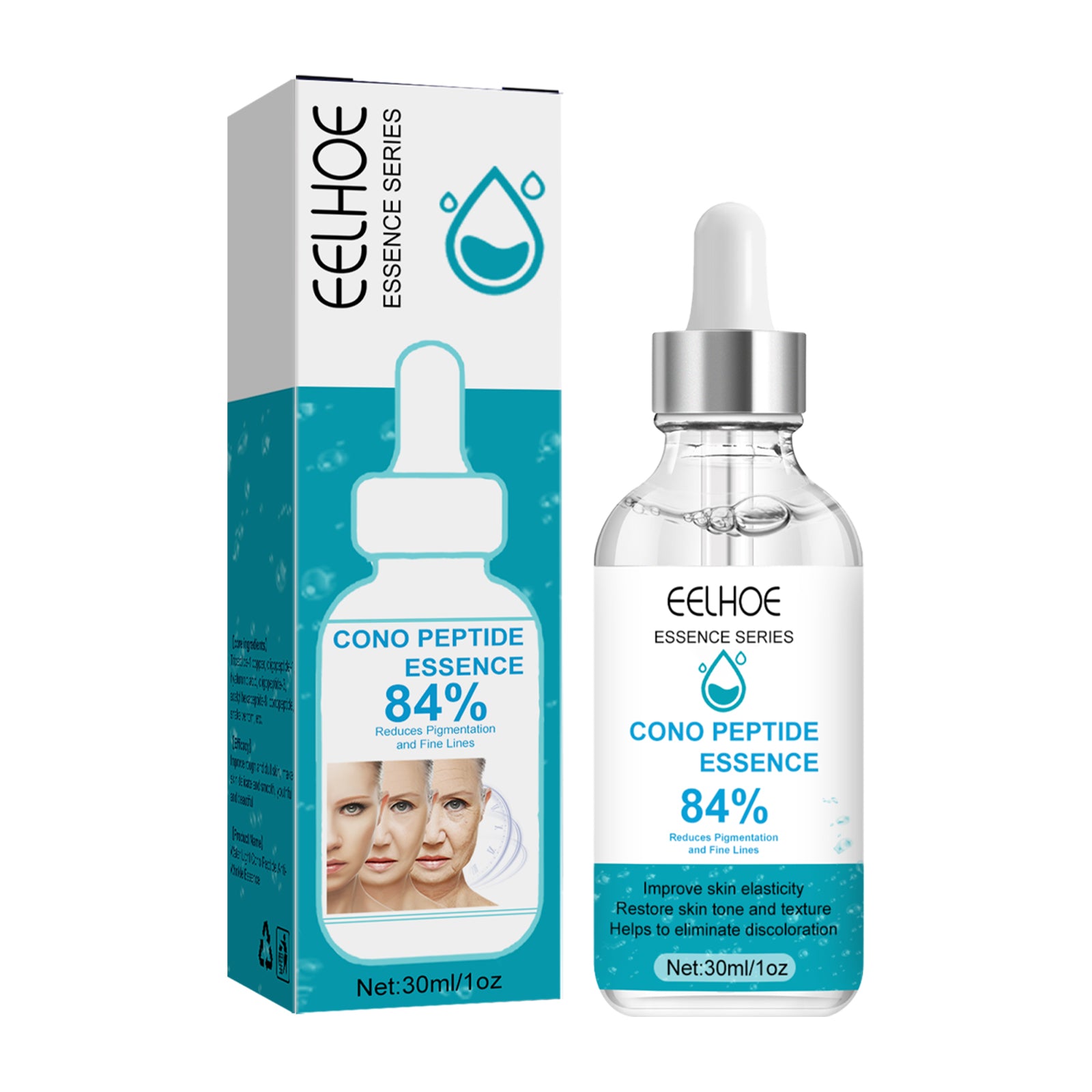 EELHOE Aquatic Dendrobatid Peptide Anti-Wrinkle Serum for Skin Repair, Targeting Fine Lines around the Eyes and Mouth, and Firming Wrinkles for Enhanced Skincare