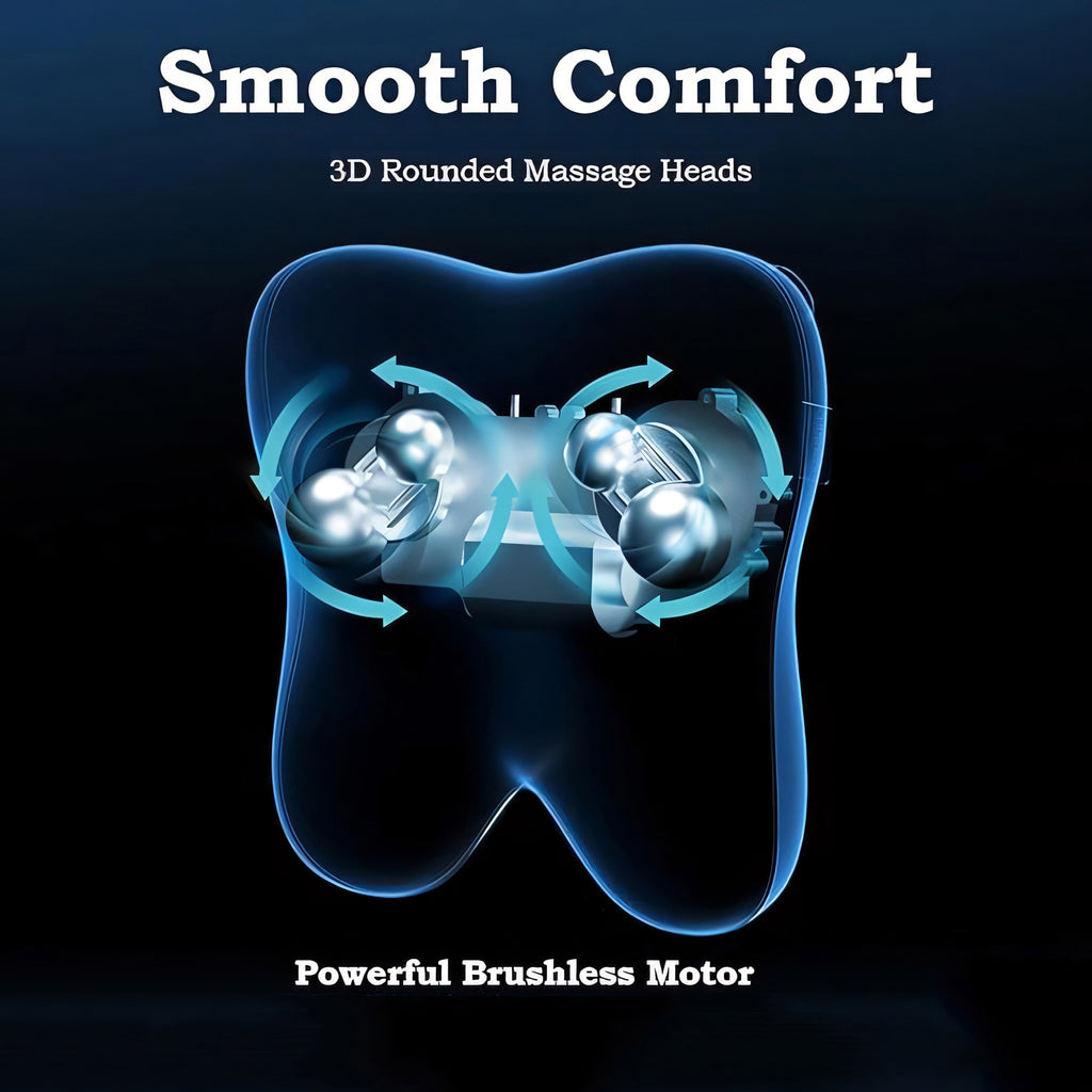 Neck and Back Deep Acupressure Massager Full Body Massage Pillow Ideal Gift