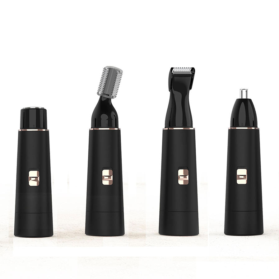 4 in 1 Facial Eyebrow Hair Epilator Remover Tool Device Painless Electric Shaver for Women