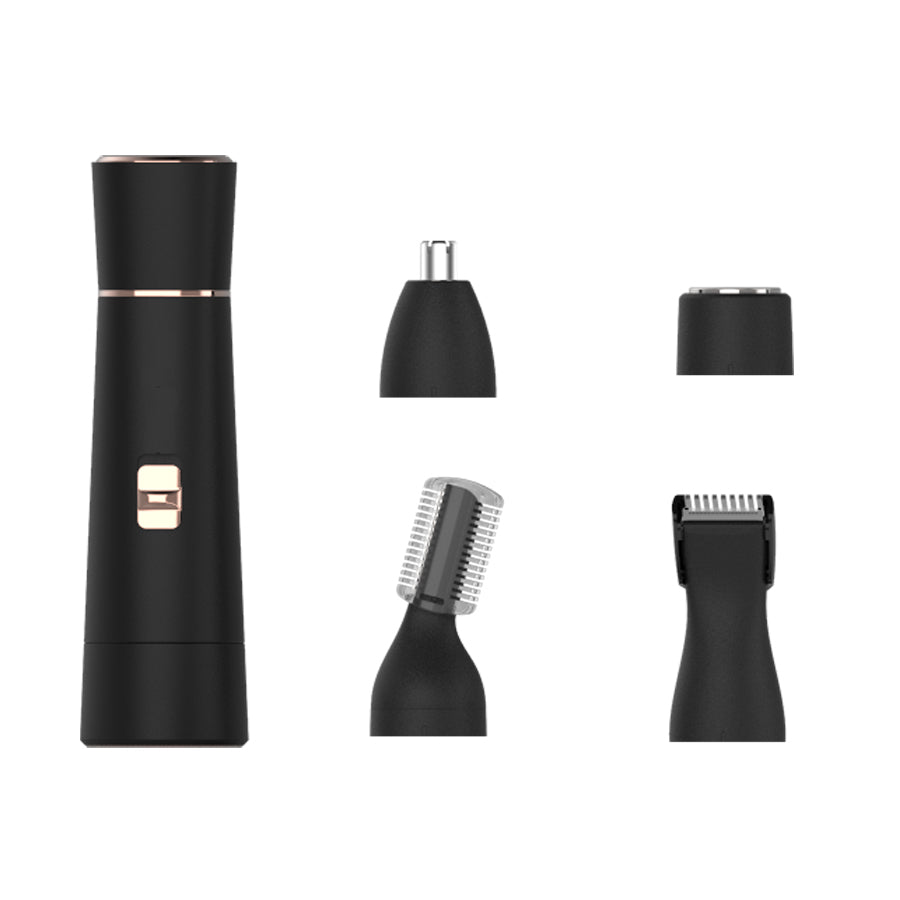 4 in 1 Facial Eyebrow Hair Epilator Remover Tool Device Painless Electric Shaver for Women