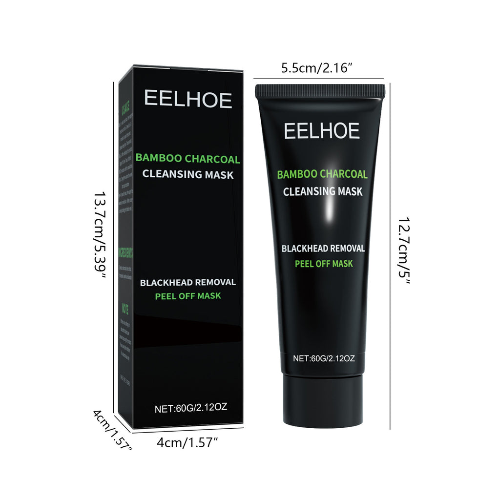 EELHOE Bamboo Charcoal Blackhead Removal Peel-Off Mask for Deep Pore Cleansing and T-Zone Oil Control